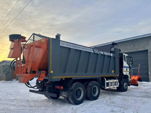 Комбинированная дорожная машина КДМ FAW С3250