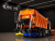 КДМ комбинированная дорожная машина на базе самосвала Iveco 682 колесная формула 6x4 оранжевый цвет вид сбоку кабина Stralis