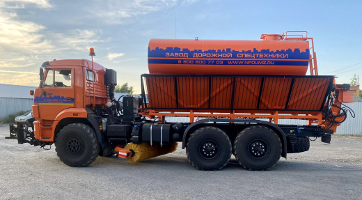 Комбинированная дорожная машина КДМ КАМАЗ 43118 6х6 Комбинированная дорожная машина КДМ КАМАЗ 43118 6х6