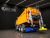 КДМ комбинированная дорожная машина на базе самосвала Iveco 682 колесная формула 6x4 оранжевый цвет вид сбоку кабина Stralis