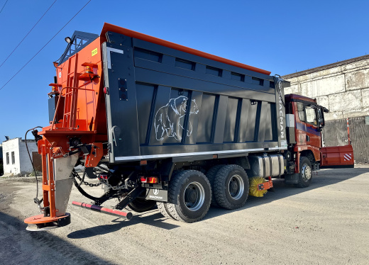 Комбинированная дорожная машина КДМ Shacman 9110S6  Комбинированная дорожная машина КДМ Shacman 9110S6