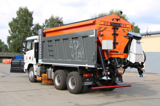 Комбинированная дорожная машина КДМ Shacman 9110S5  Комбинированная дорожная машина КДМ Shacman 9110S5