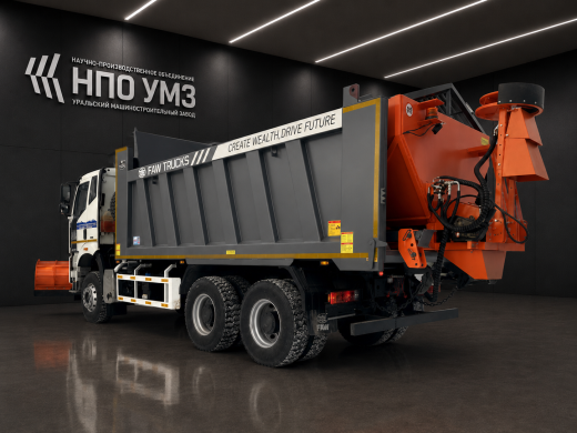 Комбинированная дорожная машина КДМ FAW С3251
