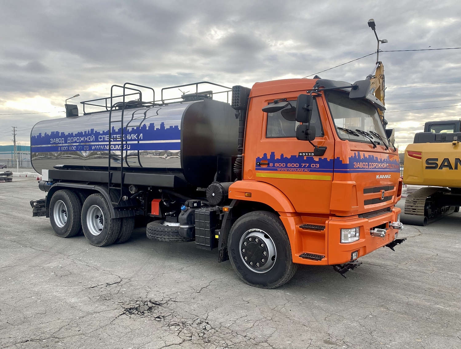 Автогудронатор Камаз шасси 65115 